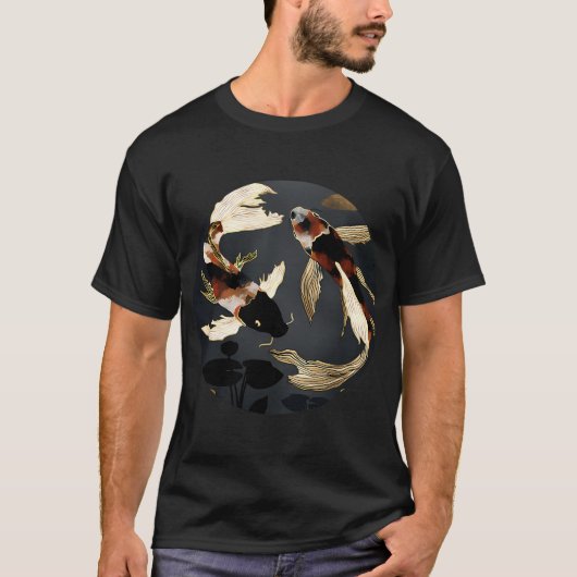 Metallieke Koi IV T-shirt (Voorkant)