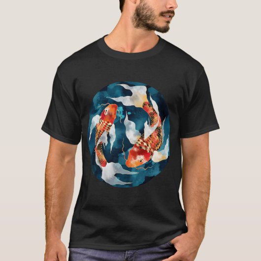 Metallieke Koi T-shirt (Voorkant)