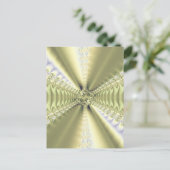 Metallieke Ster Briefkaart (Staand voorkant)