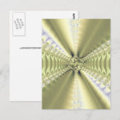 Metallieke Ster Briefkaart (Voorkant / Achterkant)