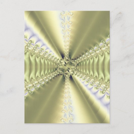 Metallieke Ster Briefkaart (Voorkant)