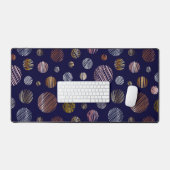 Metallisch cirkelpatroon bureaumat (Keyboard & Muis)