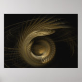 'Metallisch ding' Poster (Voorkant)