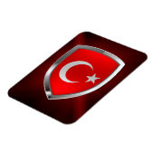 metallisch embleem in Turkije Magneet (Linkerzijde)