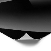 metallisch fractaal patroon poster (Hoek)