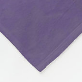 Metallisch Glänzende Blaue Irisblüte mit Text Fleece Deken (Hoek)
