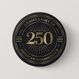 Metallisch Goud Eenvoudige Tekst 250 Amerikaanse Z Ronde Button 5,7 Cm