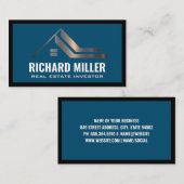 metallisch vastgoed | residentieel vastgoed visitekaartje (Voorkant / Achterkant)