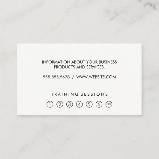 metallische achtergrond | geschiktheid klantenkaartje (Achterkant)