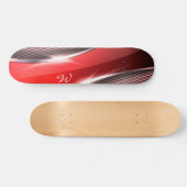 Metallische Achtergrond Kunst 1 Skateboard (Horizontaal)