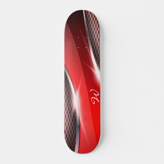 Metallische Achtergrond Kunst 1 Skateboard (Voorkant)