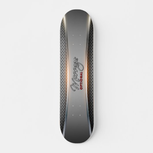 Metallische Achtergrond Kunst 3A Skateboard (Voorkant)