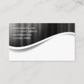 metallische achtergrond | Lion Shield Visitekaartje (Achterkant)