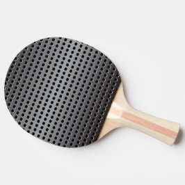 Metallische achtergrond tafeltennisbatje