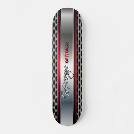 Metallische achtergrondkunst 5A Skateboard (Voorkant)