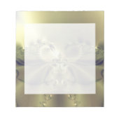 Metallische Bloem Notitieblok (Voorkant)