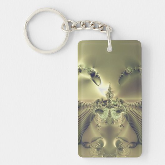 Metallische Bloem Sleutelhanger (Voorkant)