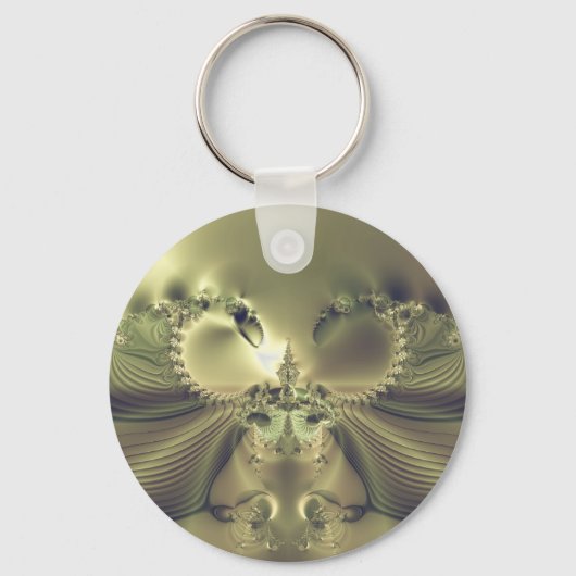 Metallische Bloem Sleutelhanger (Voorkant)