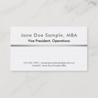 Metallische façade van het Résumé-netwerk visiteka Visitekaartje