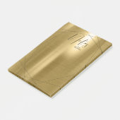 Metallische Geometrische Notities Goud ID648 Post-it® Notes (Schuin)