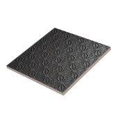Metallische geometrische steruitbarsting Gietijzer Tegeltje (Zijkant)