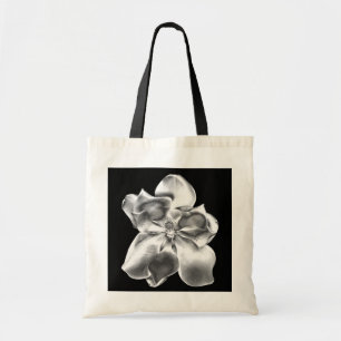 Metallische Magnolia Bloem op Boodschappentas Tote Bag