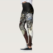 Metallische Sleutels Steampunk Chic Leggings (Links)