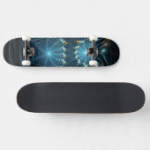 Metallische Spinnenwebben Persoonlijk Skateboard (Horizontaal)