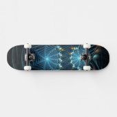 Metallische Spinnenwebben Persoonlijk Skateboard (Horizontaal)