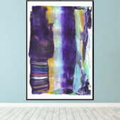 Metallische stapels canvas afdruk (Insitu (Houten vloer))