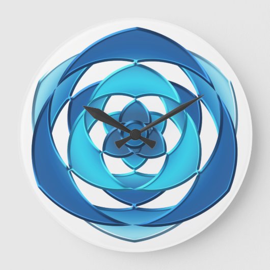 metallische stijl grote klok (Voorkant)