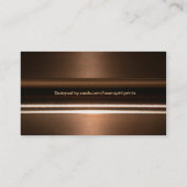 METALLISCHE VISITEKAARTJES VAN KOPER (Achterkant)