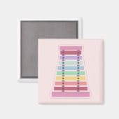 metallofoon sticker magneet (Voorkant / Achterkant)