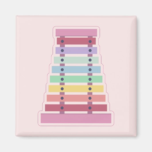 metallofoon sticker magneet (Voorkant)