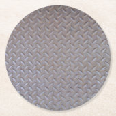 Metalloptik Ronde Kartonnen Onderzetter (Voorkant)