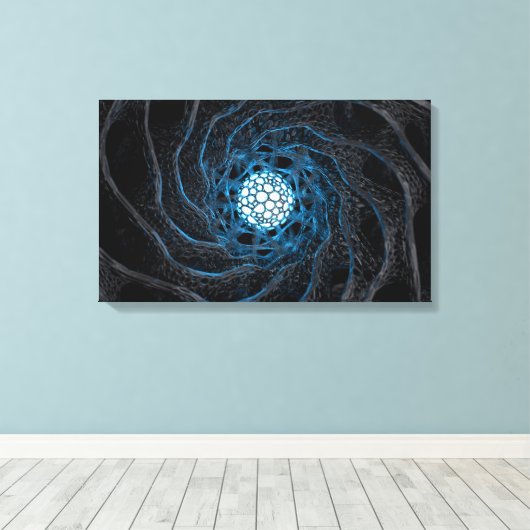 Metallurgie Canvas Afdruk (Insitu (Houten vloer))