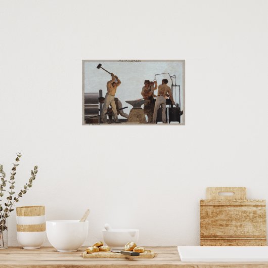 Metallurgie Poster (Keuken)