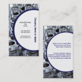 Metallurgische metaalmetallurgische materiaalingen visitekaartje (Voorkant / Achterkant)