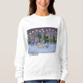 Metalphant familiestamboom sweatshirt voor volwass