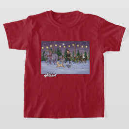 Metalphant familiestamboom T-shirt voor kinderen