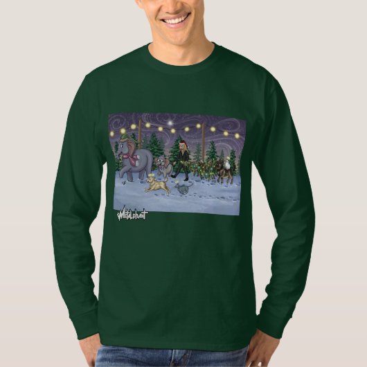 Metalphant Family Tree Adult Long Sleeve T-shirt (Voorkant)