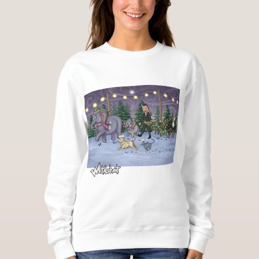 Metalphant Family Tree Adult Sweatshirt (Voorkant)
