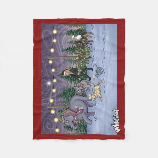 Metalphant Family Tree Fleece Blanket (Voorkant)