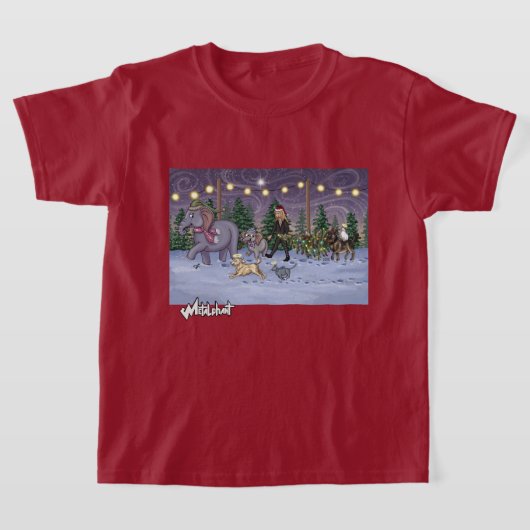 Metalphant Family Tree Kid's T-shirt (Laagn)