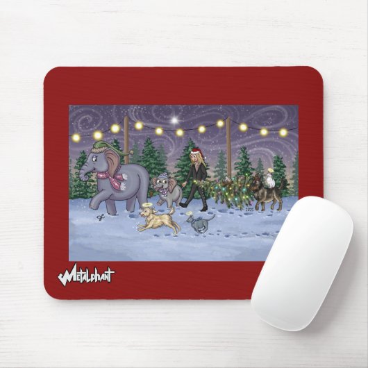 Metalphant Family Tree Mouse Pad Muismat (Met muis)