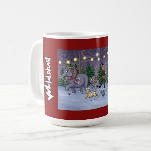 Metalphant Family Tree Mug Koffiemok (Voorkant links)