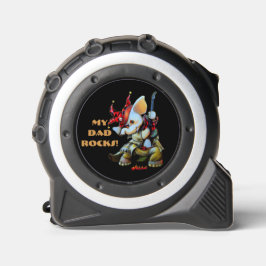 Metalphant Jester Mijn vader Rocks Tape Measure Rolmaat