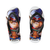 Metalphant met Gitaar Teenslippers - enkel afbeeld (Voetbed)