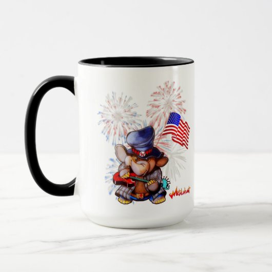 Metalphant USA Flag Mok (Links)