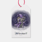 Metalphant Wilbur in de Labels van de Wintergift Cadeaulabel (Achterkant)